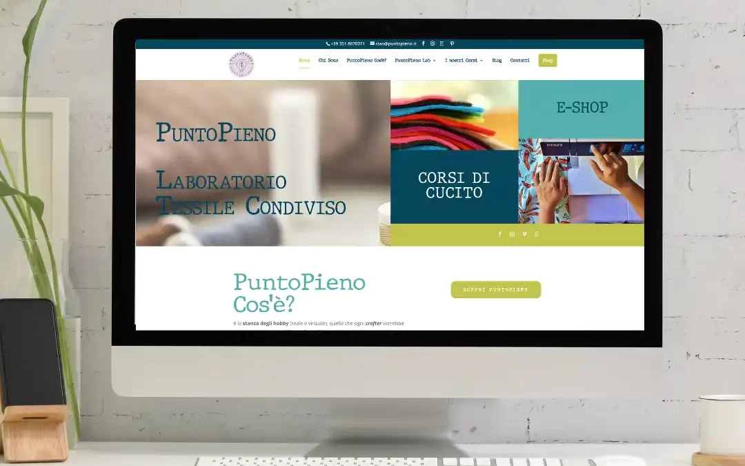 Sito Web per Cinzia Artigiana Appassionata