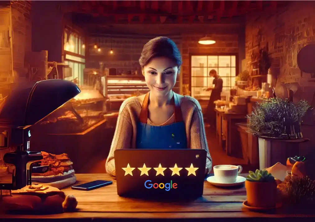 imprenditrice risponde a recensioni su google